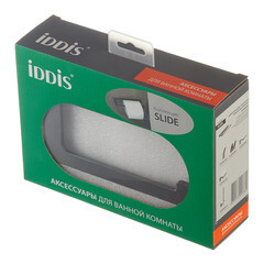 Держатель для туалетной бумаги Iddis Slide сталь серый (SLIGM00i43) - фото 3