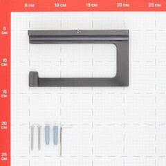 Держатель для туалетной бумаги Iddis Slide сталь серый (SLIGM00i43) - фото 2