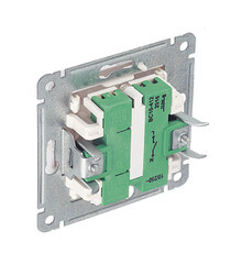 Выключатель Hegel Master одноклавишный встраиваемый белый с подсветкой (ВС10-412) - фото 4