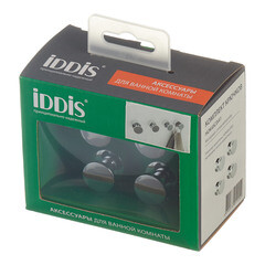 Крючок для ванной Iddis Optima Home одинарный на шуруп металл хром (4 шт.) (HOK4SC0i41) - фото 4