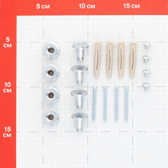 Крючок для ванной Iddis Optima Home одинарный на шуруп металл хром (4 шт.) (HOK4SC0i41) - фото 3