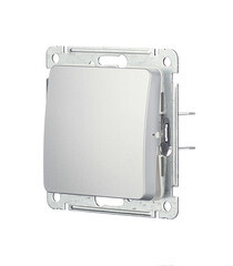 Выключатель Hegel Master одноклавишный встраиваемый серебро (ВС10-411-06) - фото 5