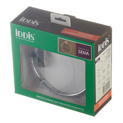 Полотенцедержатель кольцо Iddis Sena d165 мм на шуруп металл хром (SENSSO0i51) - фото 5