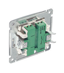 Выключатель Hegel Master одноклавишный встраиваемый серебро (ВС10-411-06) - фото 3