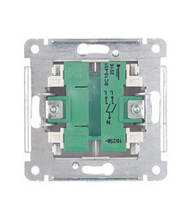 Выключатель Hegel Master двухклавишный встраиваемый серебро (ВС10-451-06) - фото 4