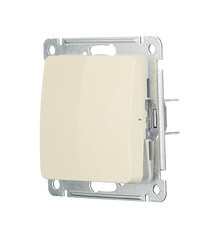 Выключатель Hegel Master одноклавишный встраиваемый слоновая кость (ВС10-411-01) - фото 2