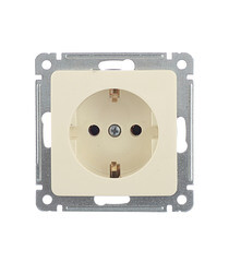 Изображение товара Розетка Hegel Master встраиваемая слоновая кость (РС16-411-01)