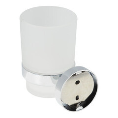 Стакан для ванной Iddis Sena с держателем стекло матовый/металл хром (SENSSG1i45) - фото 6