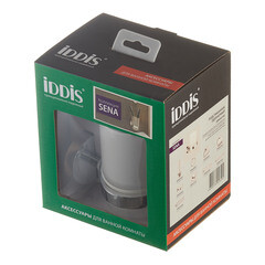 Стакан для ванной Iddis Sena с держателем стекло матовый/металл хром (SENSSG1i45) - фото 5