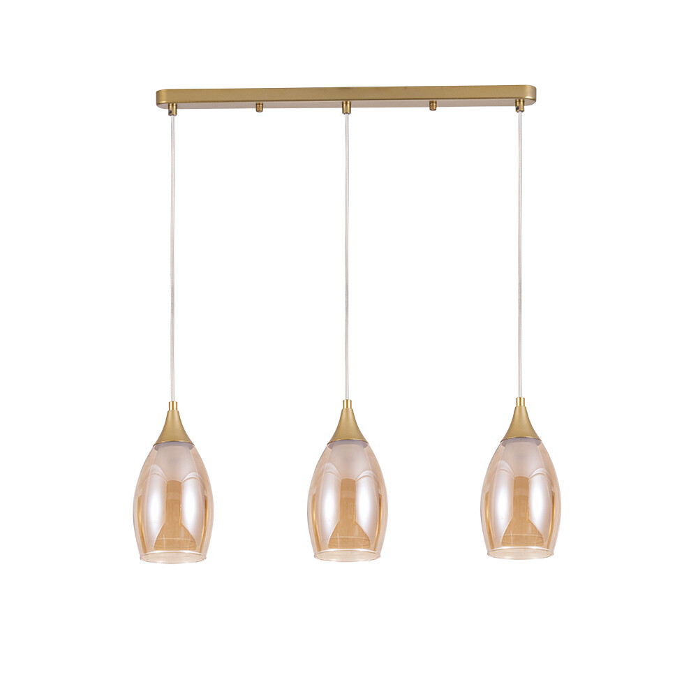 Изображение товара Подвесной светильник Arte Lamp Barry с глянцевым золотым плафоном 120 Вт