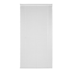 Жалюзи горизонтальные пластиковые 80х160 см белые - фото 1
