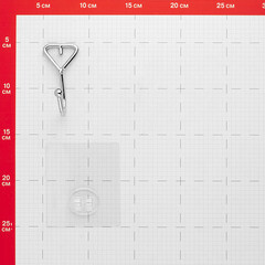 Крючок для ванной Kleber Lite одинарный самоклеящийся металл хром (KLE-LT028/8485) - фото 3