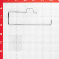 Держатель для бумажных полотенец Kleber Lite 255 мм на силиконе металл хром (KLE-LT011/8508) - фото 3