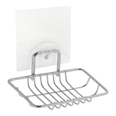 Мыльница для ванной Kleber Lite с держателем металл хром (KLE-LT034/8523) - фото 1