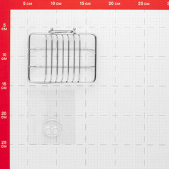 Мыльница для ванной Kleber Lite с держателем металл хром (KLE-LT034/8523) - фото 2