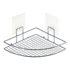 Изображение товара Полка для ванной Kleber Lite угловая 280х205х135 мм металл/силикон хром (KLE-LT035/8584)