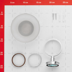 Мыльница для ванной Fora Lord с держателем стекло/сталь хром (FOR-Lord036CR) - фото 4