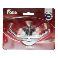 Крючок для ванной Fora Long тройной на шуруп металл хром (L026/1084) - фото 5