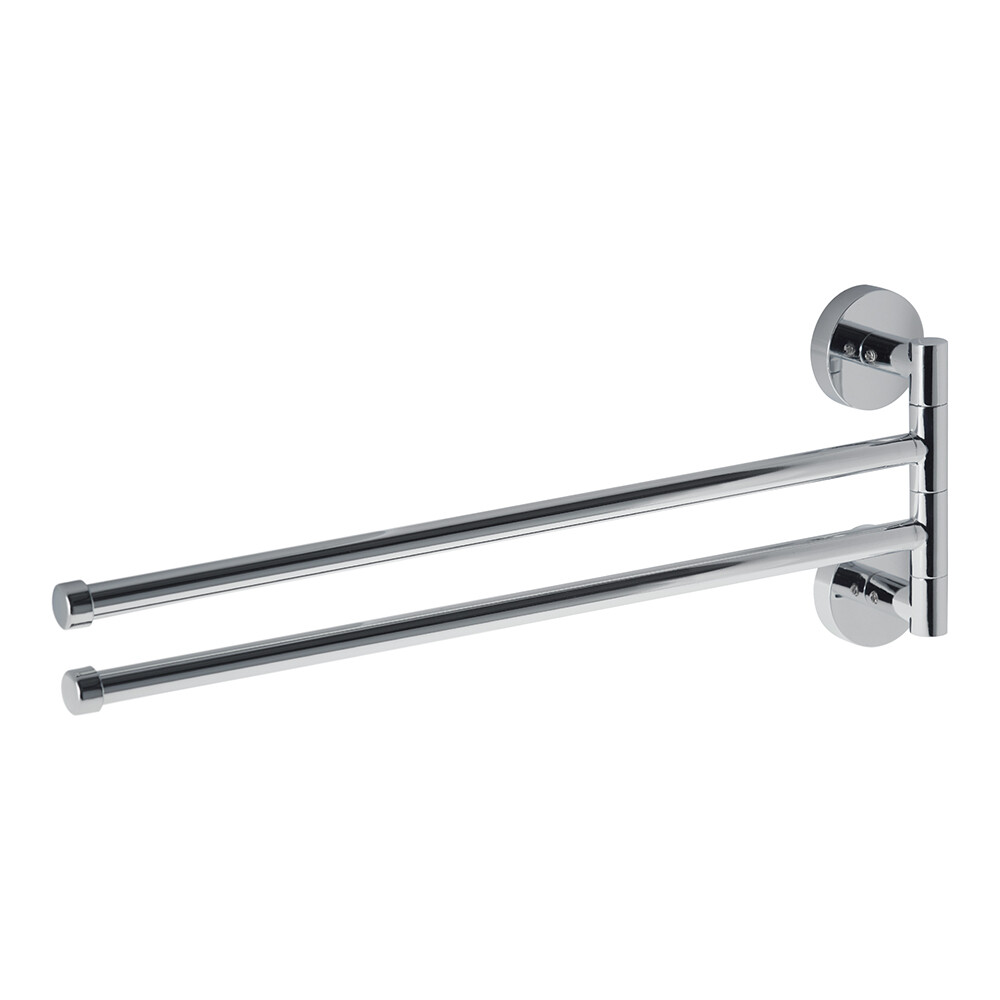 Изображение товара Полотенцедержатель Fora Long 385 мм двойной поворотный хром