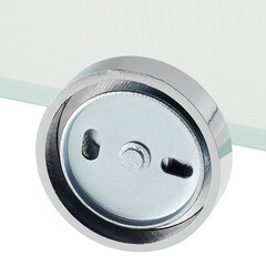 Полка для ванной Fora Long угловая 275х275х50 мм стекло/металл хром (L035M/1343) - фото 4