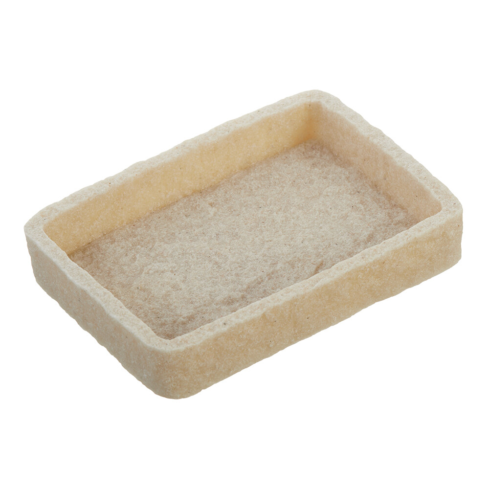 Изображение товара Мыльница для ванной Fora Stone Natural настольная полирезин бежевая (For-STN036NAT)