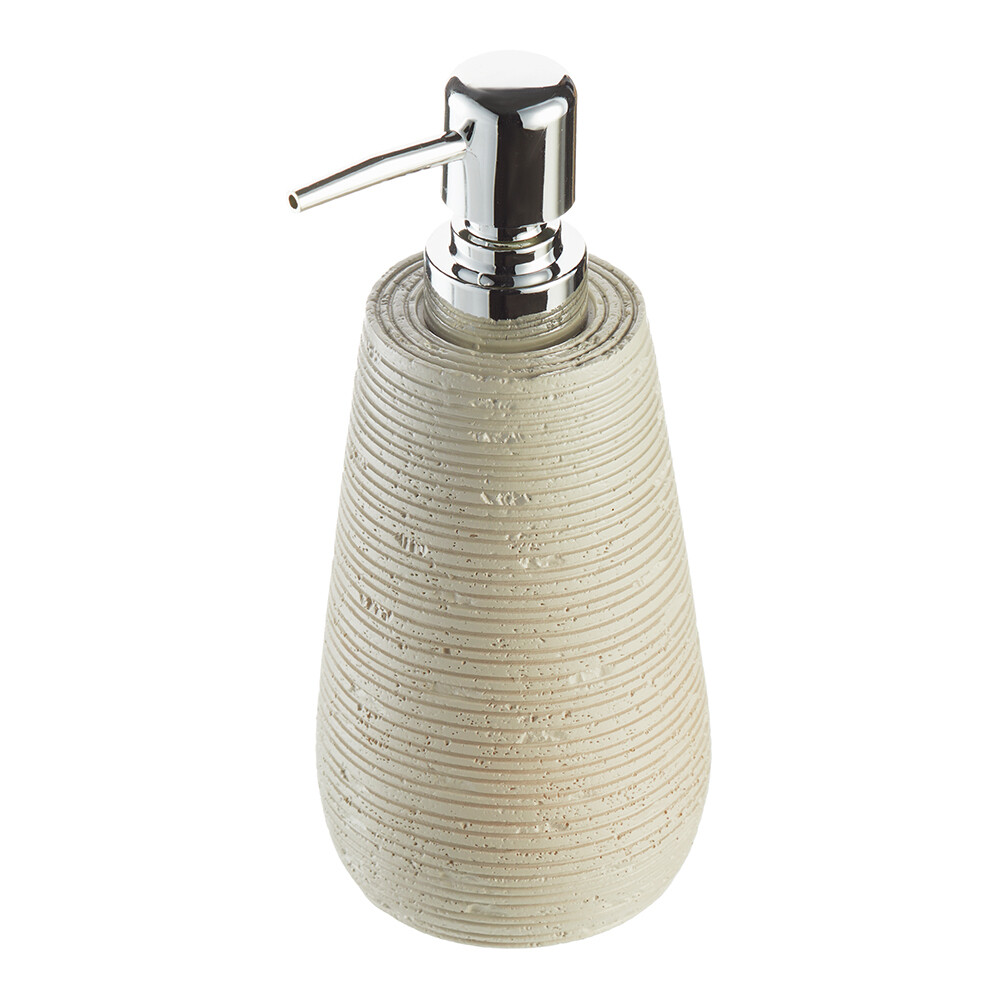 Изображение товара Дозатор для мыла Fora Bricks настольный полирезин бежевый (For-BRK021BE)