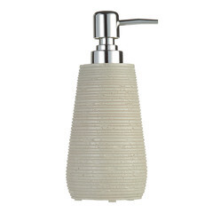 Дозатор для мыла Fora Bricks настольный полирезин бежевый (For-BRK021BE) - фото 2