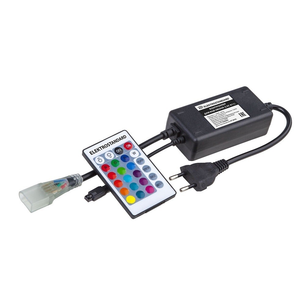 Изображение товара Контроллер для неона Elektrostandard LS001 с пультом ДУ 720 Вт RGB