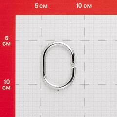 Кольца для штор Fora пластиковые хром (12 шт.) - фото 2