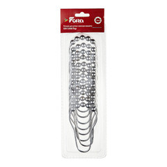 Кольца для штор Fora с шариками металлические хром (12 шт.) - фото 3