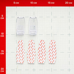 Крючок Контакт самоклеящийся прозрачный (2 шт.) (24797) - фото 2