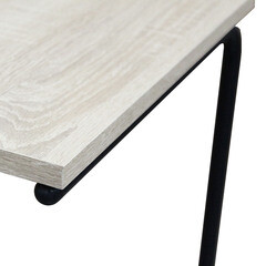 Приставной столик прямоугольный дуб беленый Sheffilton SHT-CT9 - фото 2