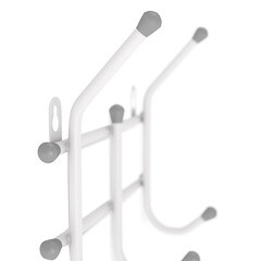 Вешалка настенная металлическая 3 крючка белая Sheffilton Стандарт 2/3 - фото 2