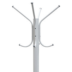 Вешалка напольная металлическая 4 крючка белая Sheffilton SHT-CR2078 - фото 3