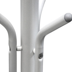 Вешалка напольная металлическая 4 крючка белая Sheffilton SHT-CR2078 - фото 2