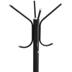 Вешалка напольная металлическая 4 крючка черная Sheffilton SHT-CR2078 - фото 3