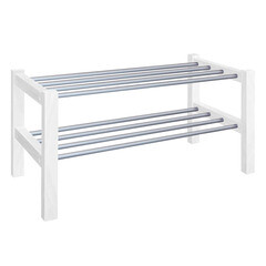 Изображение товара Полка для обуви белая Sheffilton SHT-SR9