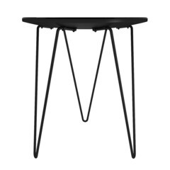 Журнальный столик круглый черный муар Sheffilton SHT-CT27 - фото 6