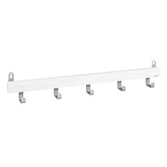 Вешалка настенная деревянная 5 крючков белая Sheffilton SHT-WH25 - фото 1