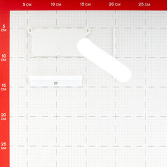 Ламели для вертикальных жалюзи 280 см Лайн белые (5 шт.) - фото 2