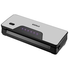 Вакуумный упаковщик Kitfort КТ-1517 черно-серый - фото 1