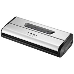 Вакуумный упаковщик Kitfort КТ-1515 черно-серый - фото 1