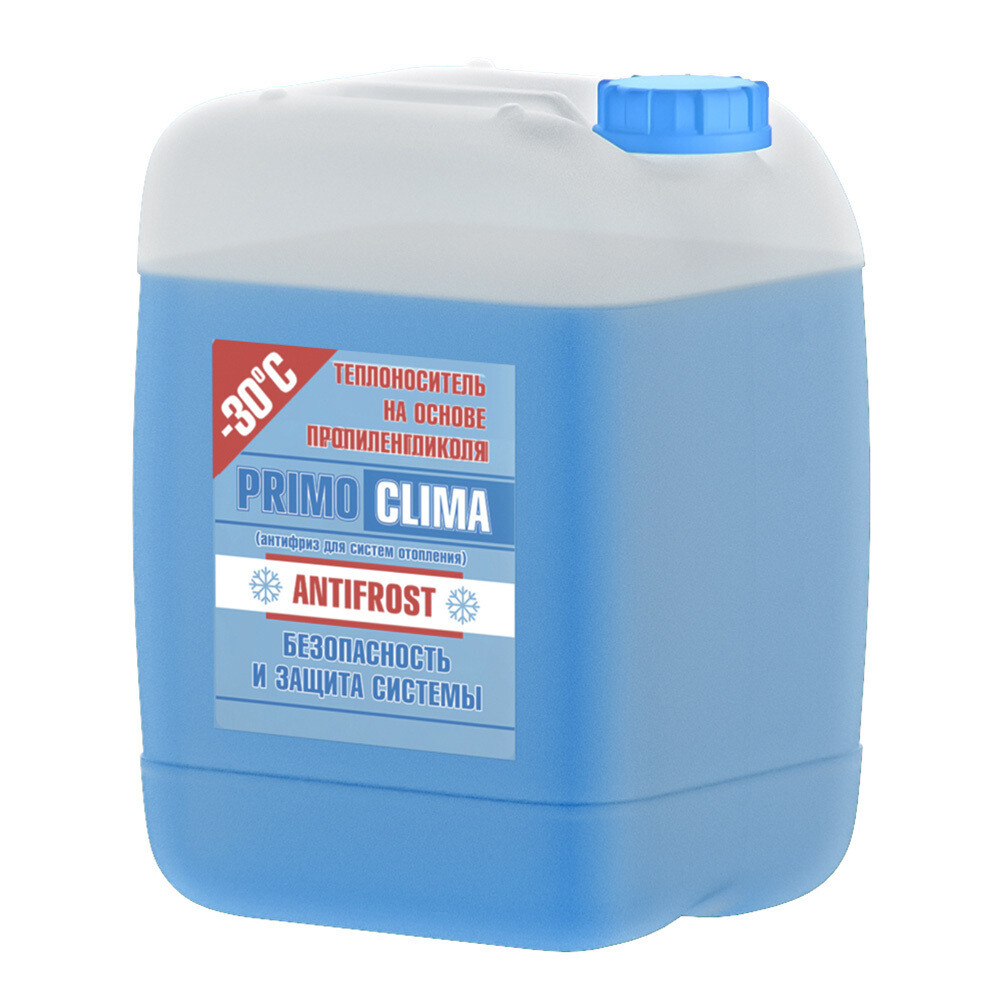 Изображение товара Теплоноситель Primoclima Antifrost -30°C 20 кг для систем отопления и кондиционирования