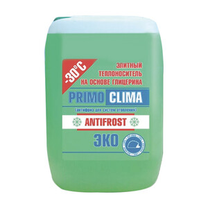 Теплоноситель Primoclima Antifrost -30 °С 10 кг на основе глицерина ...