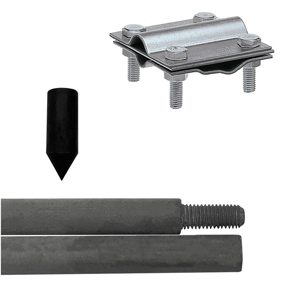 Изображение товара Электрод заземления безмуфтовый 1500х20 мм Ezetek ZN-3 (2 шт.) (60320) Изображение товара Электрод заземления безмуфтовый 1500х20 мм Ezetek ZN-3 (2 шт.) (60320)