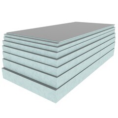 Плита теплоизоляционная Teplofom+ 80х600х1250 мм с двухсторонним полимерцементным слоем (5 шт.) - фото 8