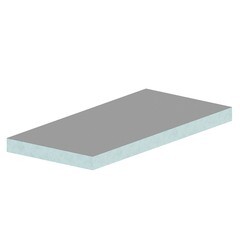 Плита теплоизоляционная Teplofom+ 80х600х1250 мм с односторонним полимерцементным слоем (5 шт.) - фото 1