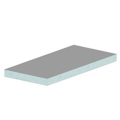 Плита теплоизоляционная Teplofom+ 80х600х1250 мм с двухсторонним полимерцементным слоем