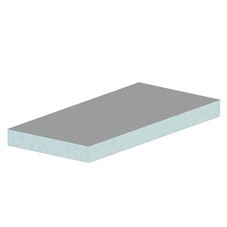 Плита теплоизоляционная Teplofom+ 100х600х1250 мм с двухсторонним армированием