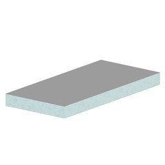 Плита теплоизоляционная Teplofom+ 100х600х1250 мм с двухсторонним полимерцементным слоем